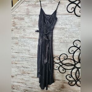 Express Shimmering Black Sequin Dress
